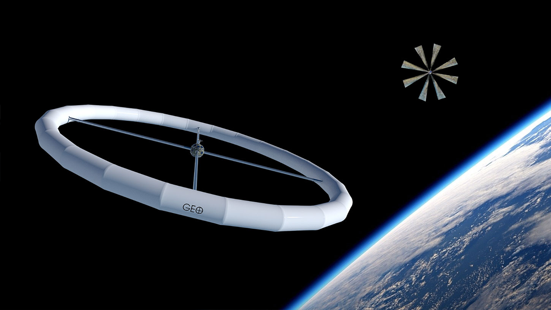 GEO space Station and Some space Art